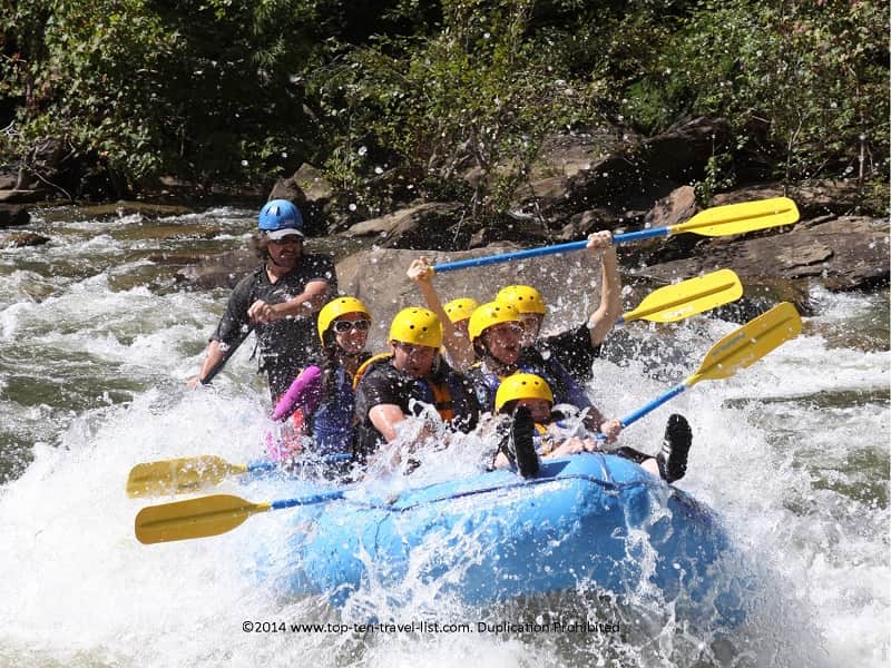 A fun rafting trip on Tennessee's Ocoee River