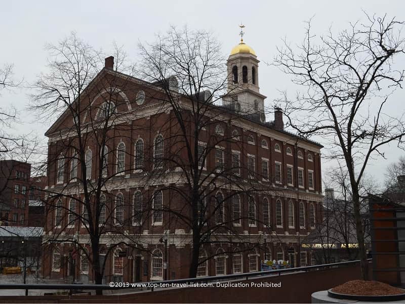 Faneuil Hall on Boston's Freedom Trail