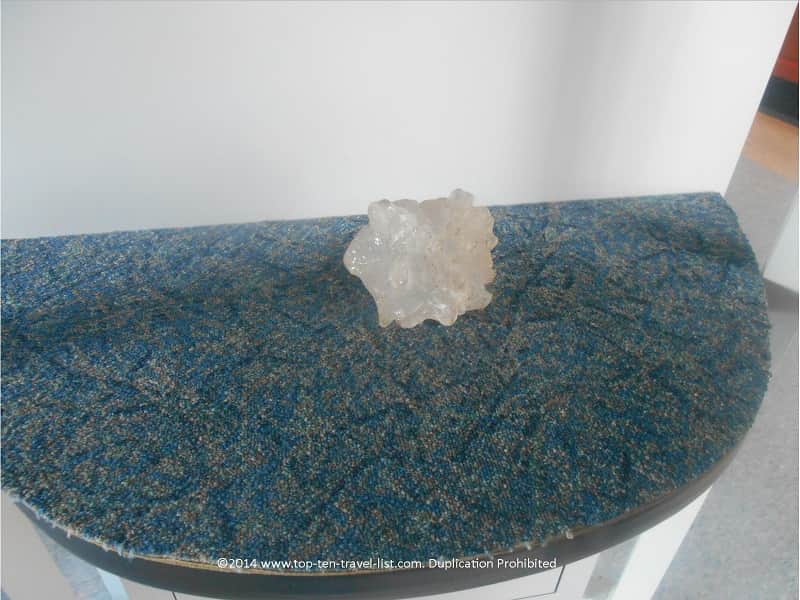 Largest hailstone ever recovered in Coffeyville, Kansas