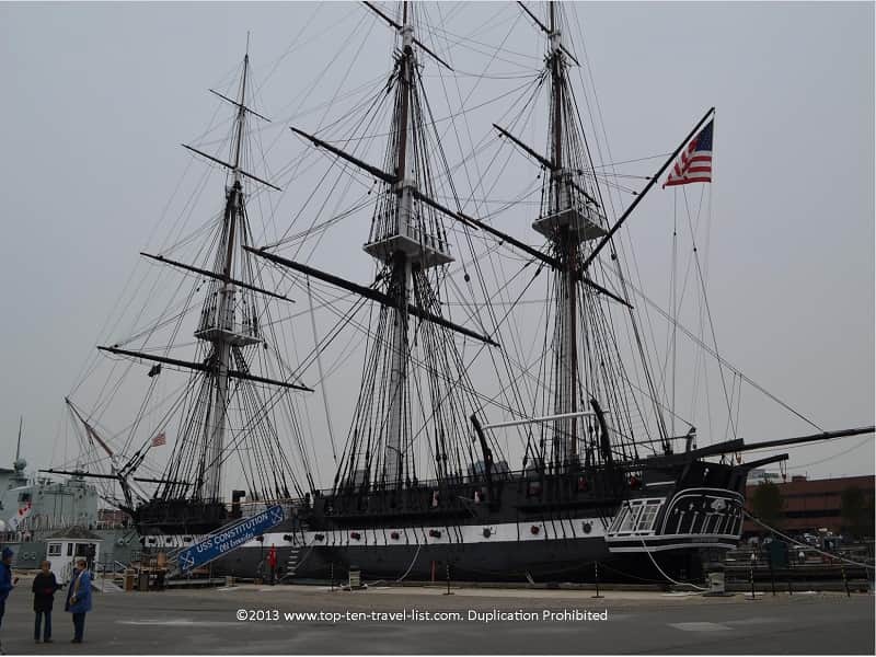 USS Constitution "Old Ironsides" on Boston's Freedom Trail 