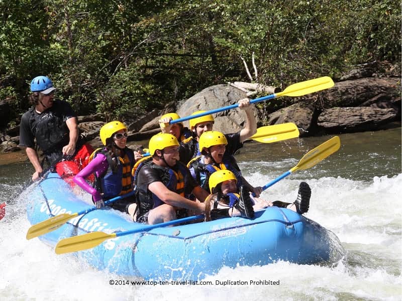 Whitewater rafting on the Ocoee River in Tennessee with Wildwater Ocoee