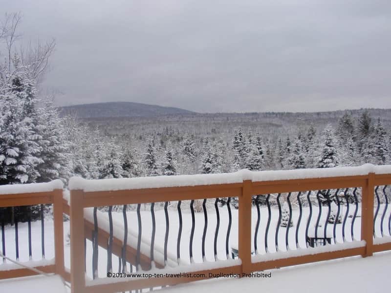Views of the White Mountains from Bear Mountain Lodge in Bethlehem, New Hampshire