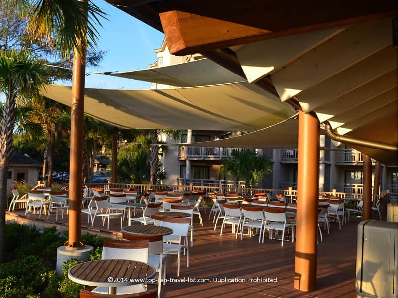 Poolside bar at the Omni Hilton Head Island