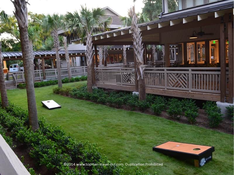Bean bags at Omni Hilton Head Oceanfront Resort - Hilton Head Island, South Carolina 