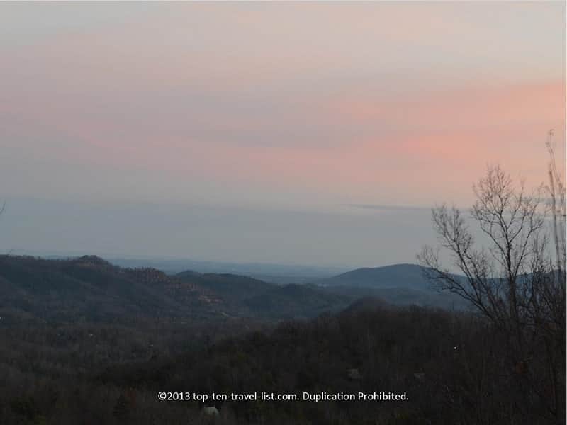 Views of the Smokies during the winter season