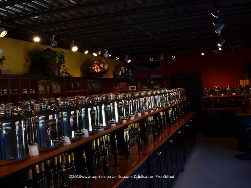 Olive Oil shop in Blue Ridge, Georgia