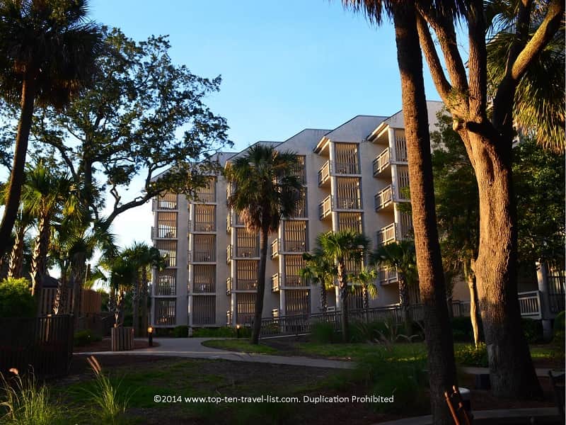 Great landscaping at the Omni Hilton Head Oceanfront Resort