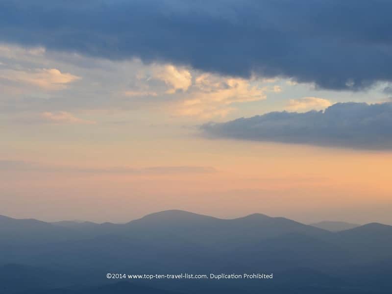 Amazing sunset at Brasstown Bald