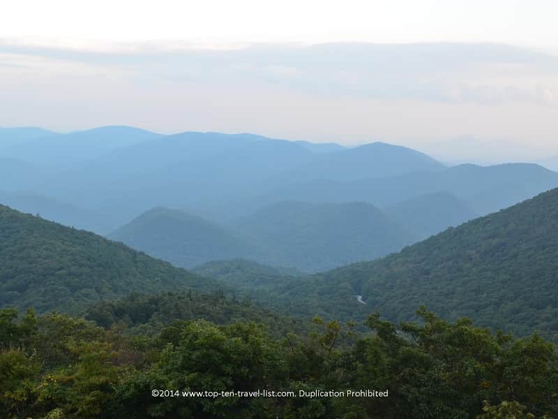 Beautiful mountain views at Brasstown Bald