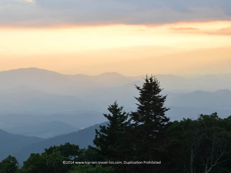 Scenic mountain views from Brasstown Bald
