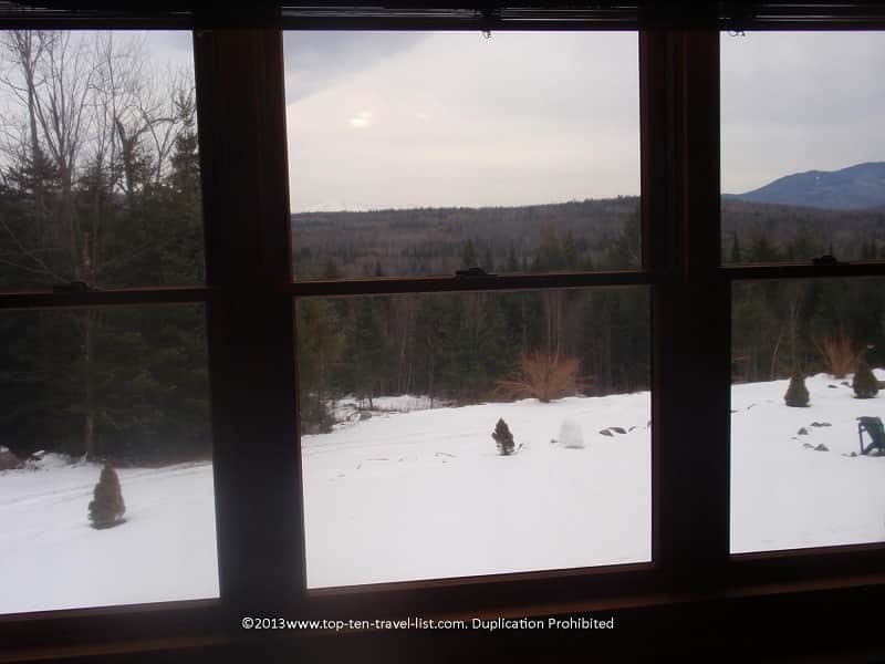 Mountain view from Bear Mountain Lodge room