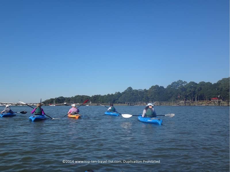 Kayaking on Hilton Head Island, South Carolina