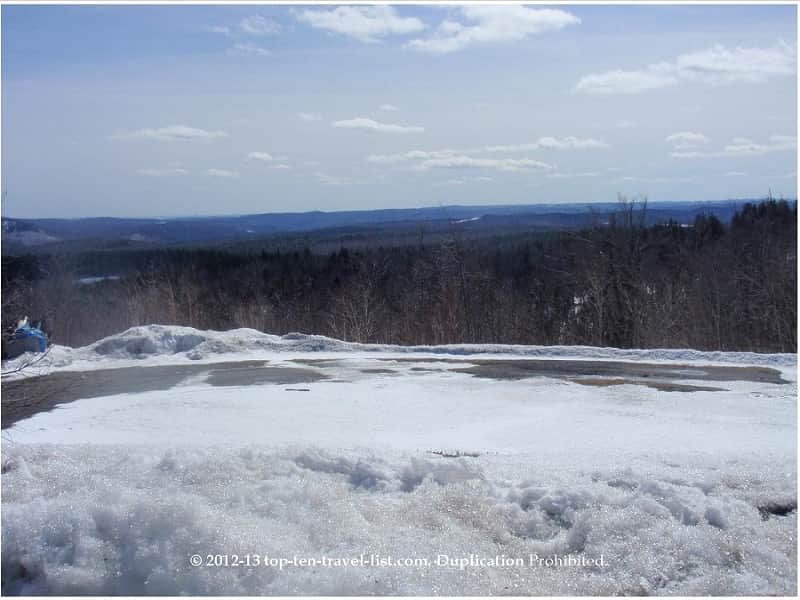 Scenic overlook in West Dover, Vermont