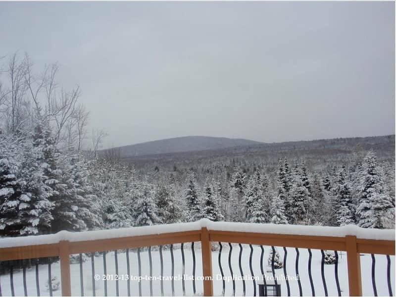 Views of the White Mountains from Bear Mountain Lodge in Bethlehem, New Hampshire