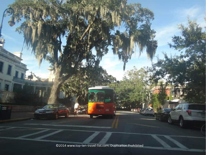 Savannah, GA trolley tour