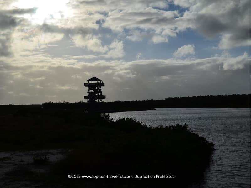 Another view of the tower from a different point along the trail.