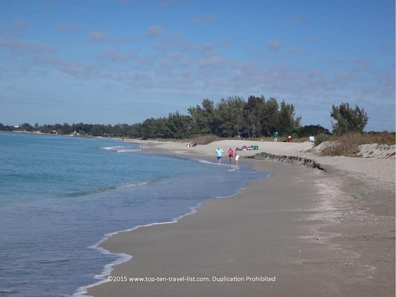 Strolling along Turtle Beach in Sarasota