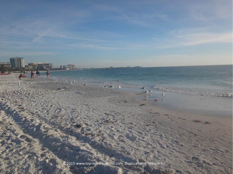 Lido Beach in Sarasota, Florida 
