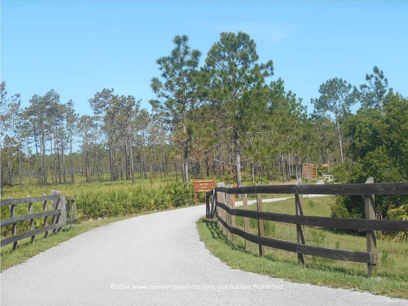 Biking path at Jay B. Starkey Park