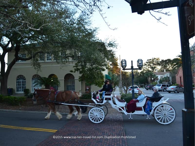 Carriage ride Fernandina beach, Florida