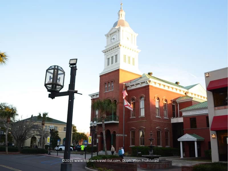 The Nassau County Courthouse in downtown Fernandina Beach