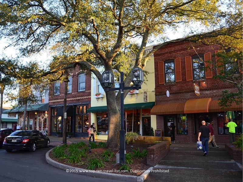 Historic downtown Fernandina Beach