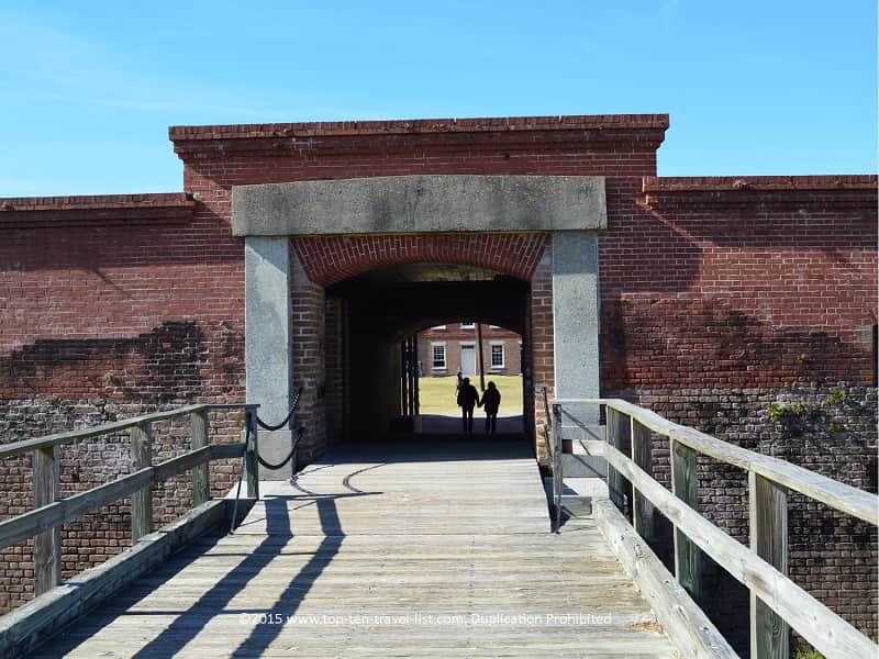 Entrance to Ft. Clinch State Park