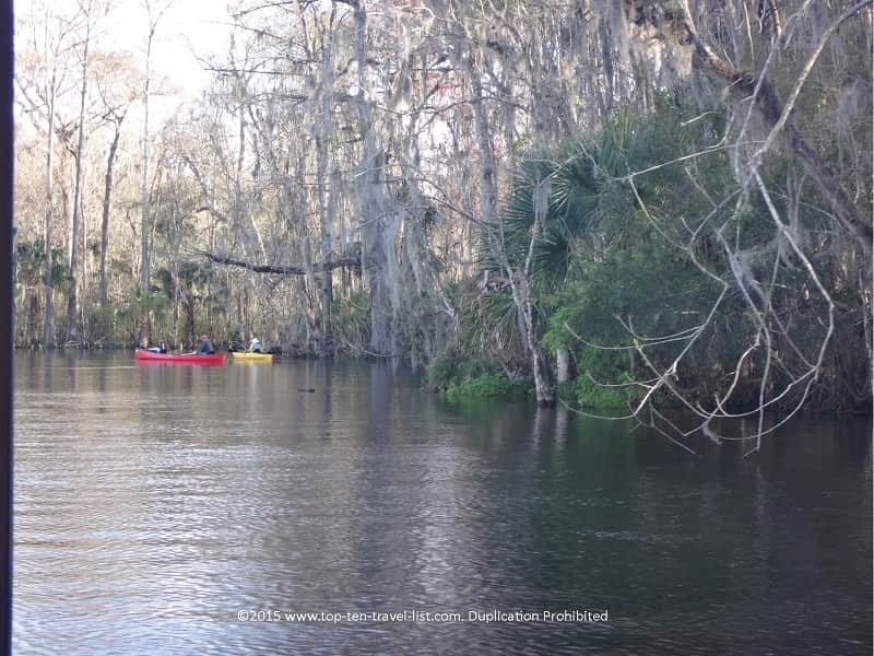 Kayakers at Silver Springs State Park 