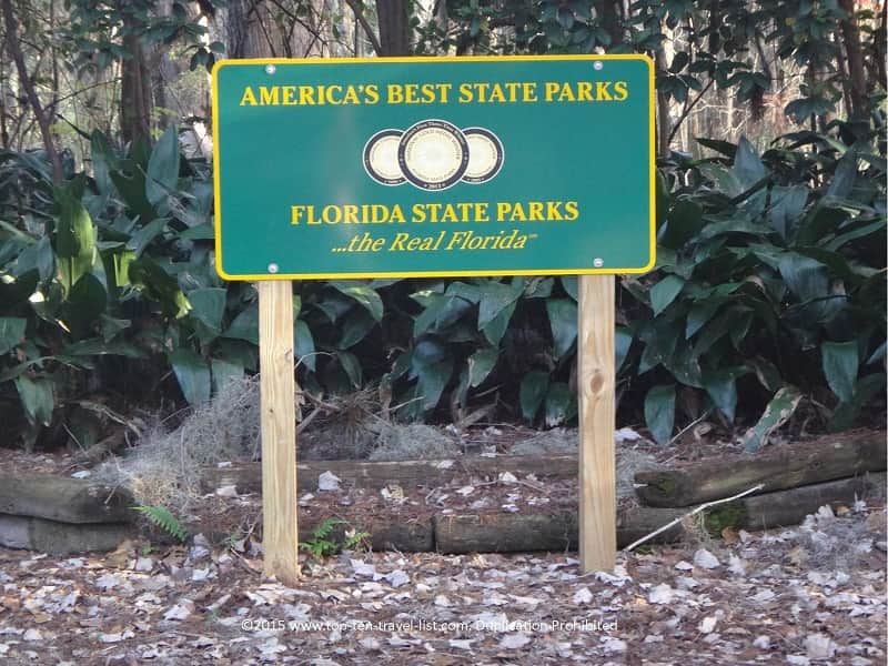 The Real Florida...Silver Springs State Park sign 