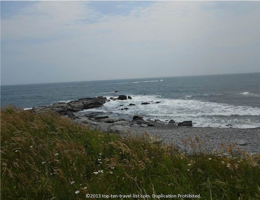 Ocean views at Sachuest Point