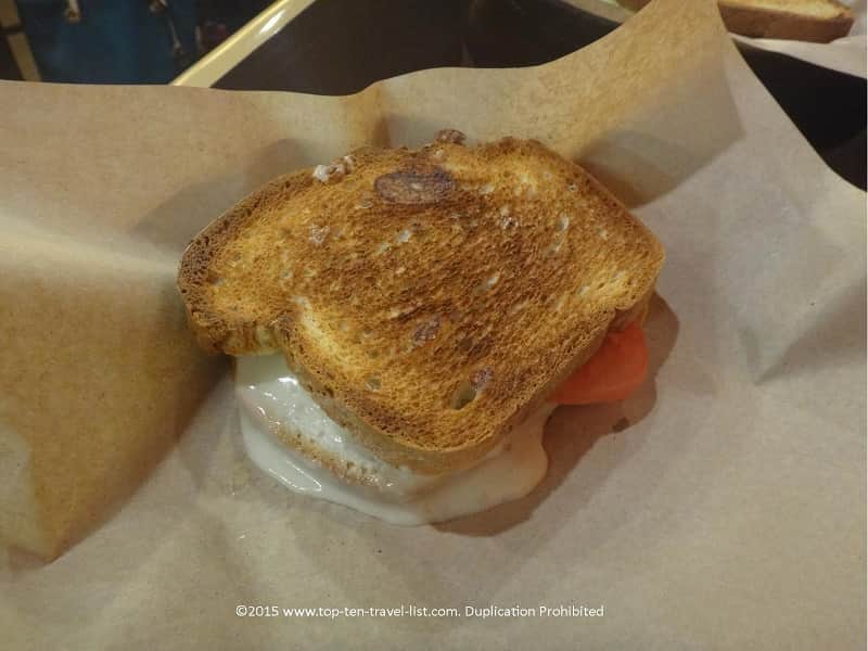GF and dairy free grilled cheese at Toasted Winter Park, Florida 