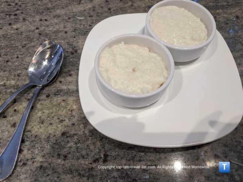 Kheer at Aashirwad Indian restaurant in Orlando 