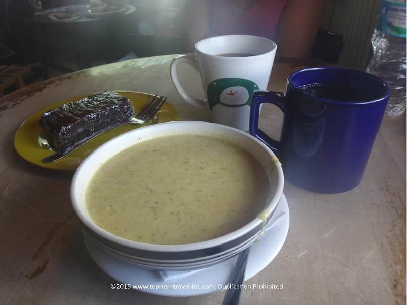 Drunken Monkey's Broccoli Cheez soup in Orlando