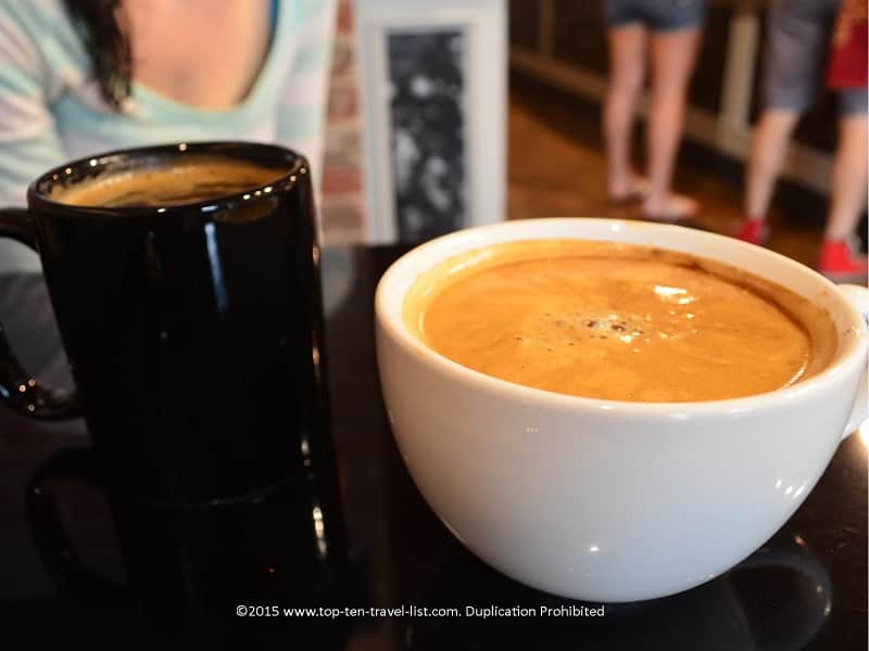 Espresso drinks at Fosko Coffee Barre