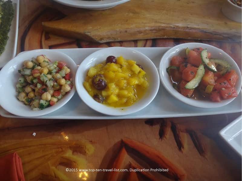 Salad sampler at Sanaa Disney's Animal Kingdom 