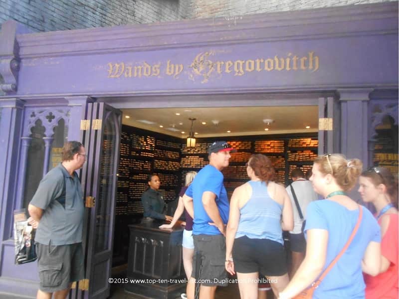 Wands by Gregorovitch at Diagon Alley at Universal Studios Orlando