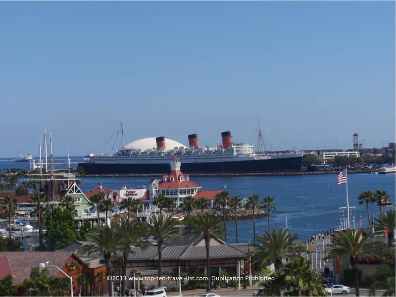 The Queen Mary in Long Beach, California 