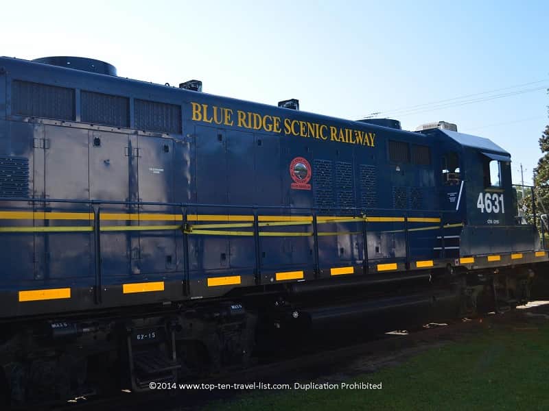 Blue Ridge Scenic Railroad in Northern Georgia