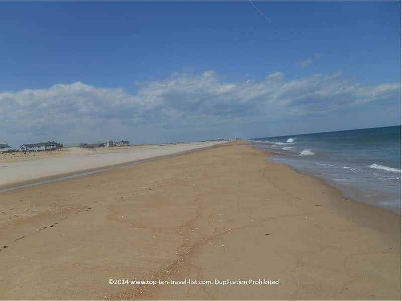 The quiet beaches of Fenwick Island, Delaware 