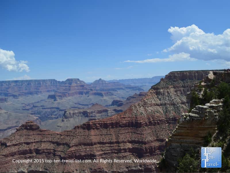 Beautiful Mather Point at the Grand Canyon South Rim