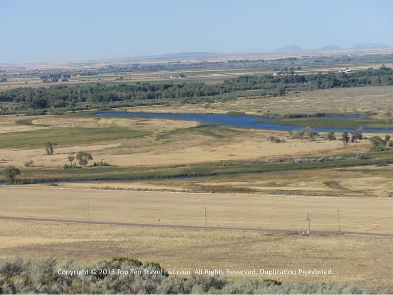 Gorgeous views from Rexburg's "R" mountain.