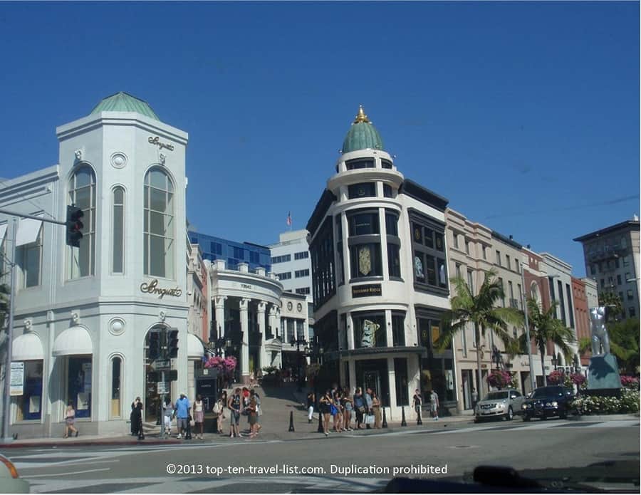 Rodeo Drive shops