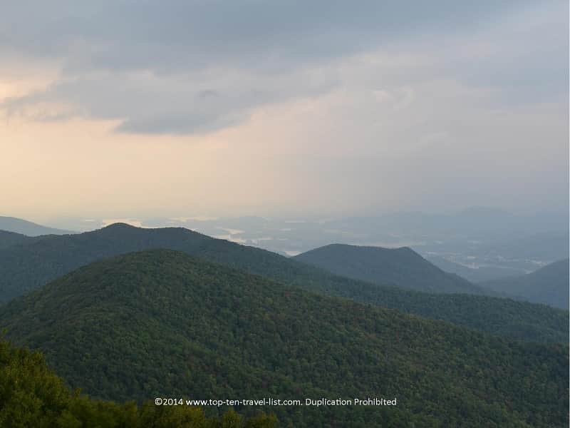 Gorgeous sunset views at Brasstown Bald - Georgia's highest mountain