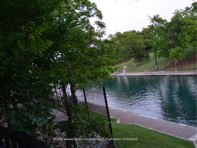 Barton Springs Pool in Austin, Texas