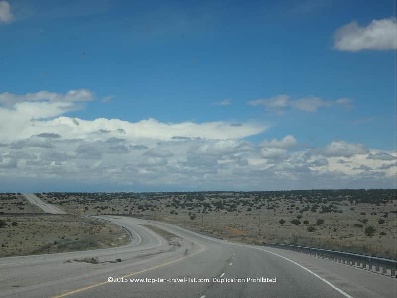Roswell is a refreshing stop after hours of driving through the empty desert. The next larger town is hours away.