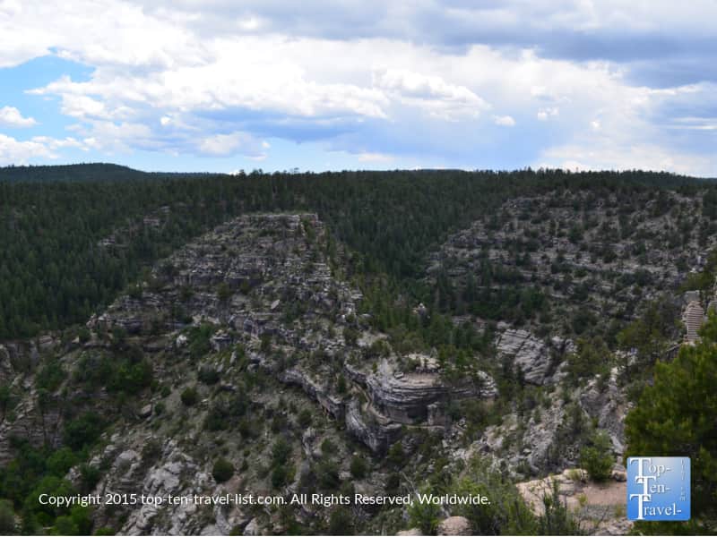 Fantastic views at Walnut Canyon National Monument 