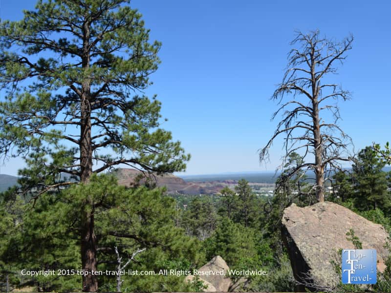 Rock formation on the Fat Man's Loop hike in Flagstaff