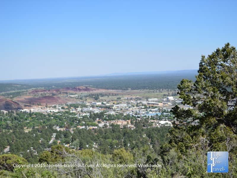 Views of Flagstaff from Fatman's loop trail in Flagstaff