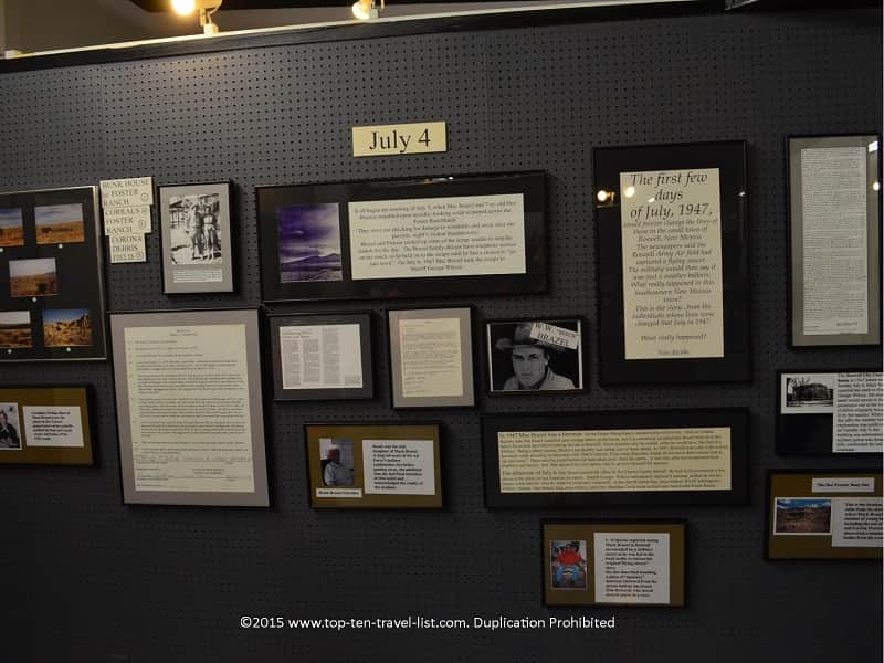 Alien testimonials at the UFO Museum