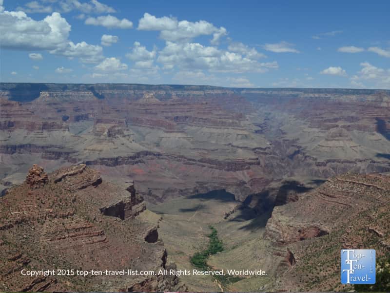 Views from the Lookout Studio overlook at the Grand Canyon South Rim